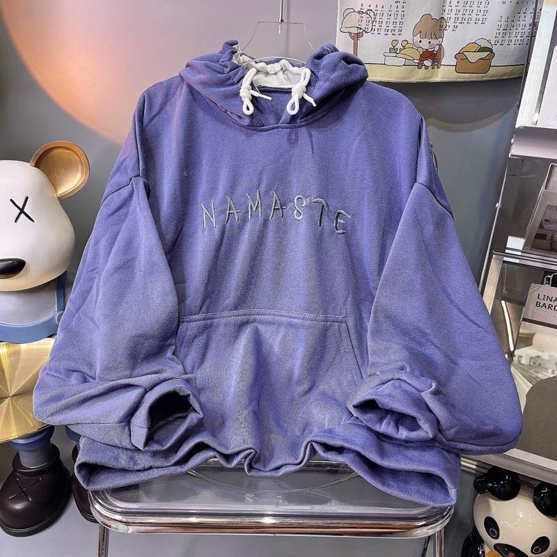 Áo Hoodie_ Tay Cánh Dơi Phồng Phom Rộng_Chất Nỉ Bông Ngoại Nhập Không Xù Lông_Hàng May 2 Lớp Nón Siêu Kute