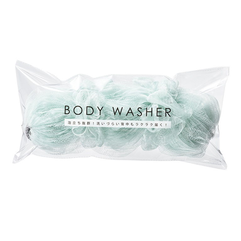 Bông tắm Nylon Body Washer có quai cầm 2 bên tiện dụng  - Giao màu ngẫu nhiên