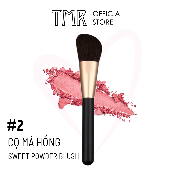 Cọ Sweet Powder Brush TMR chính hãng , Cọ Trang Điểm Má, Cọ Khối, Cọ Phủ Phấn , Makeup cơ bản với nhiều phong cách cùng