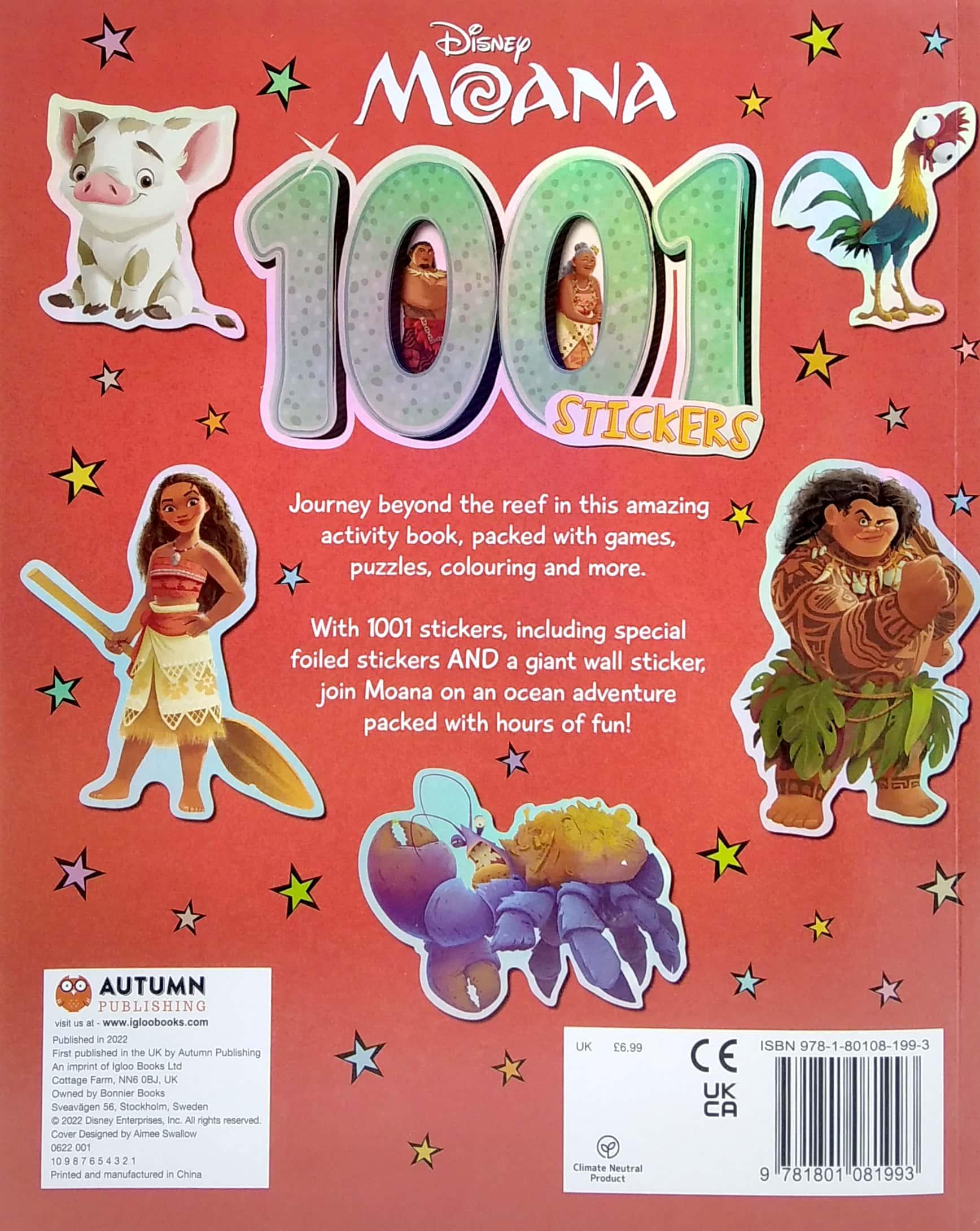 Disney Moana: 1001 Stickers