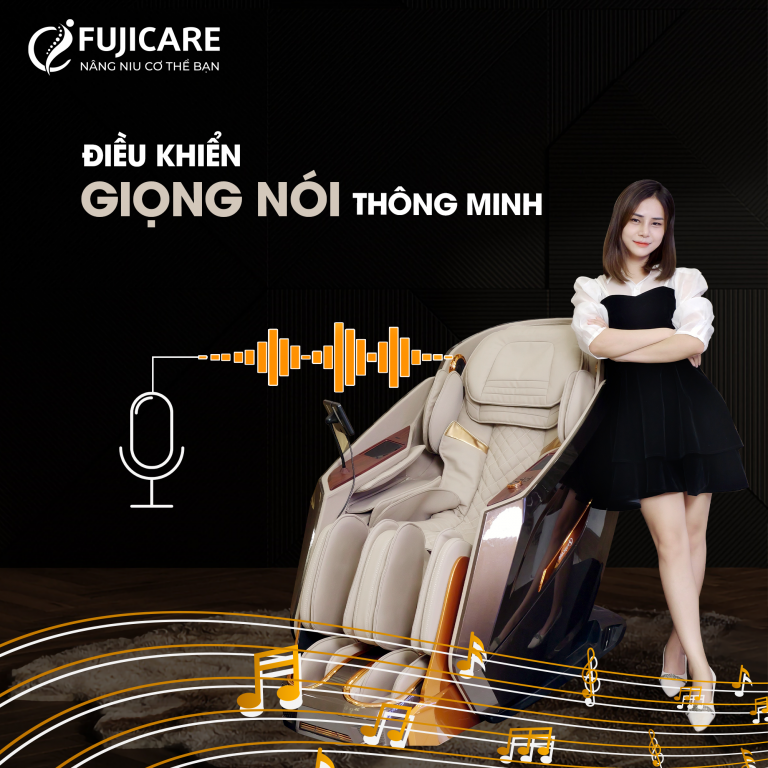 Ghế massage trị liệu toàn thân FUJICARE FC-8899 [FULL QUÀ TẶNG] công nghệ mát xa nhiệt hồng ngoại tân tiến giúp thư giãn, giảm stress tại nhà