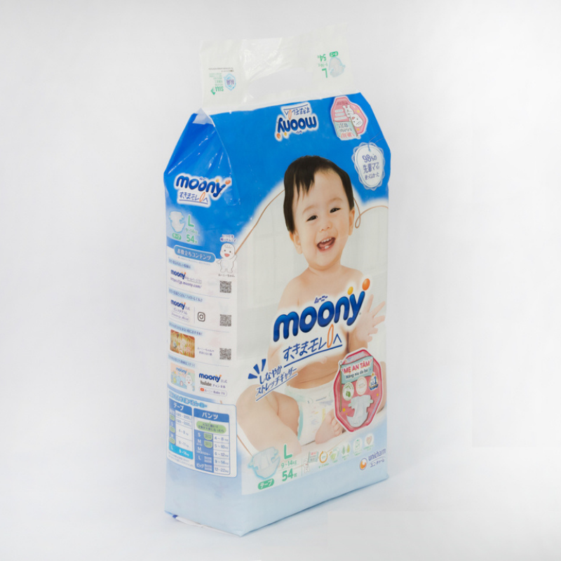 Tã dán Moony size L 54 miếng (cho bé 9 - 14kg)