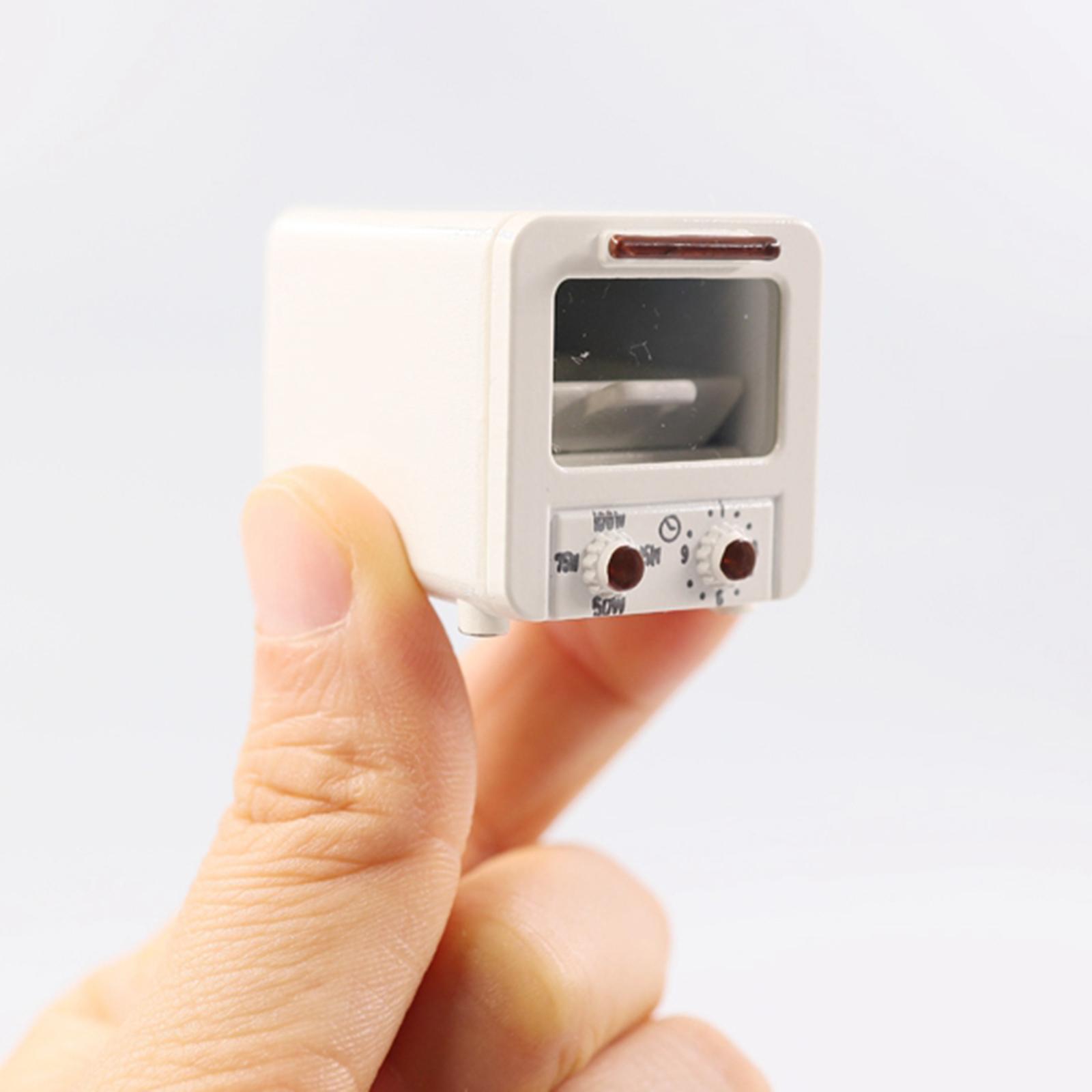 1:12 Dollhouse Microwave House for 1/8 Kitchen Accessory White
