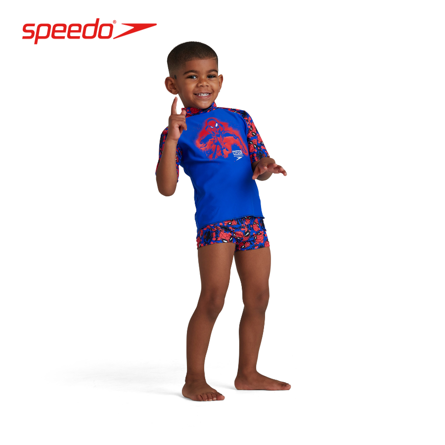 Áo bơi trẻ em Speedo DISNEY Spider-Man - 8-05594F395