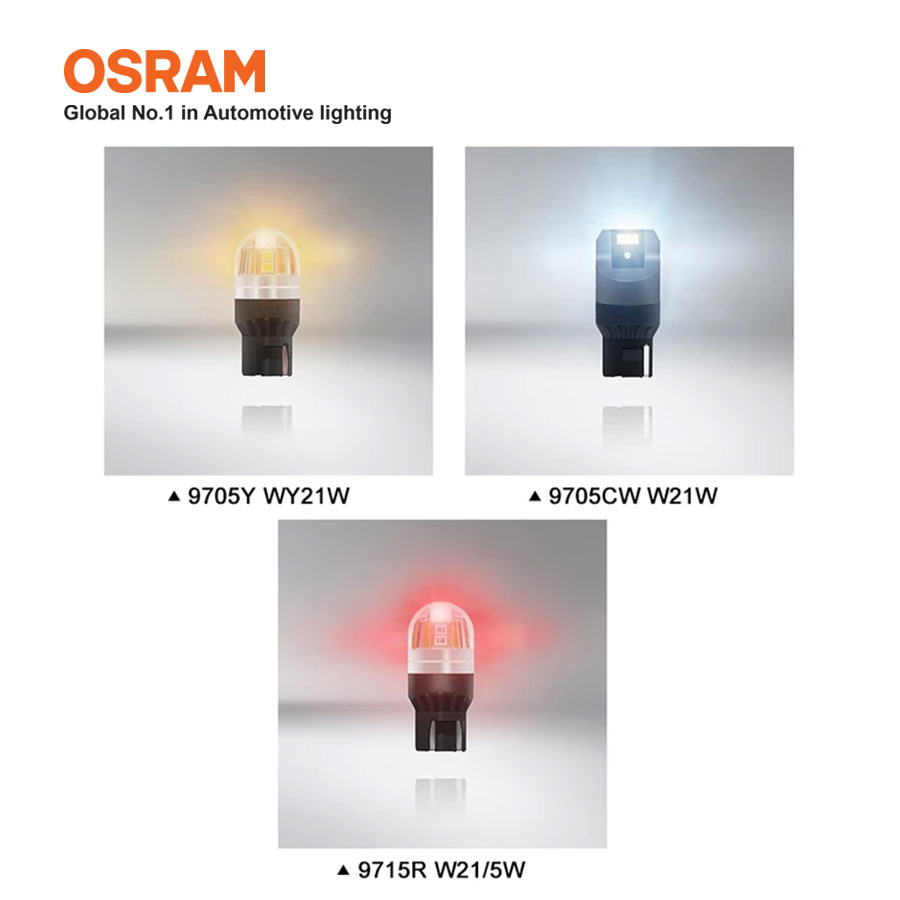 Combo 2 Bóng Đèn Led Tín Hiệu AUX OSRAM T20 12V - Nhập Khẩu Chính Hãng