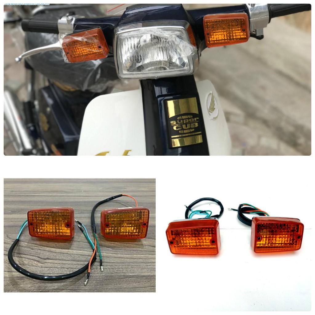 Bộ 4 củ xi nhan trước sau cho xe cup 82 DD chất lượng cao