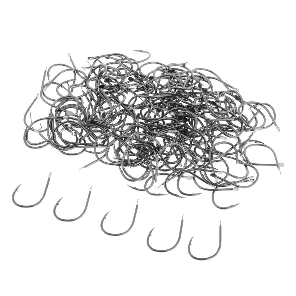 5 Boxes Fishing Hooks With Barbed Crab Hooks Outdoor Sports