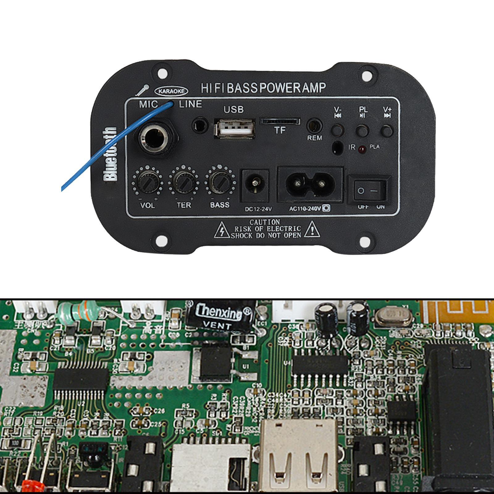 Bass Power  AMP Radio TF/USB Player DIY for Home Theater 220V