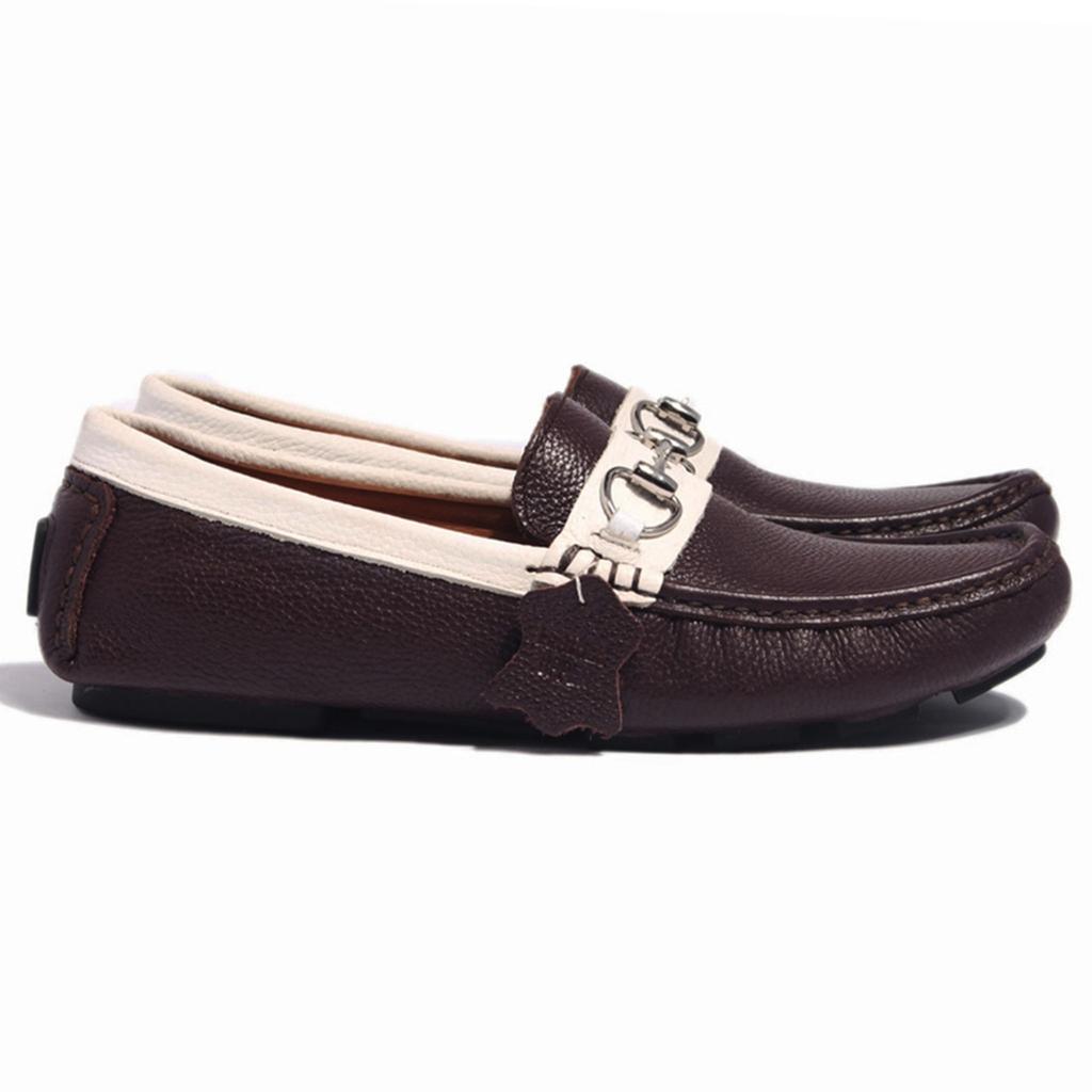 Giày Lười Nam Banuli Nappa Cow Leather Shoes - Moccasin Loafers C6ML6 (Da Bò Nappa Mềm Dẻo, Đế Siêu Nhẹ, Chống Trượt, Bảo Hành Trọn Đời)