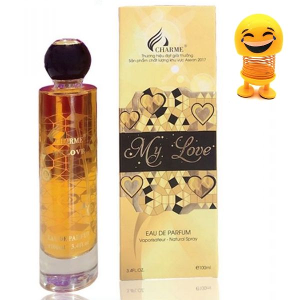 Nước hoa Nữ Charme My Love 100ml -   Tặng Kèm Thú Nhún Mặt Cười Siêu Dễ Thương