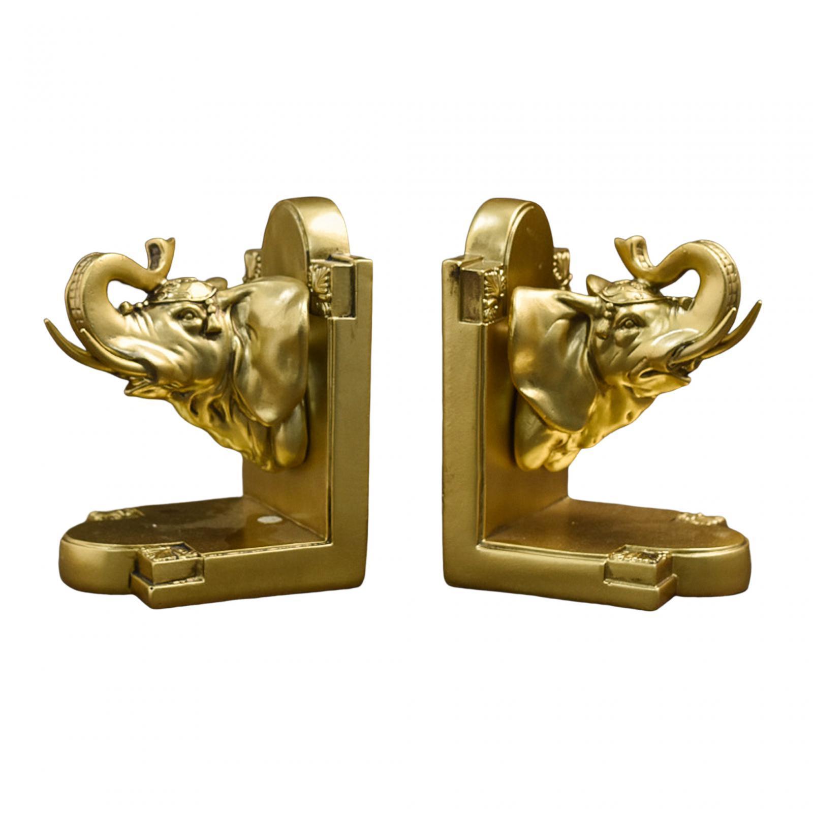 Decorative Bookends Book Stopper Non Skid Bookrack Home Decor Resin Book Ends Book Support for School Desk Living Room Bedroom Vinyl Records