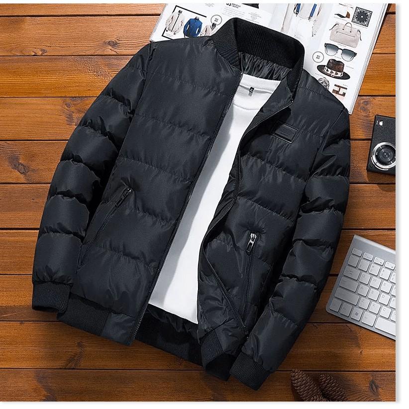 ÁO KHOÁC PHAO NAM TRẦN BÔNG BA LỚP THỜI TRANG HÀN TINH TẾ KME FASHION