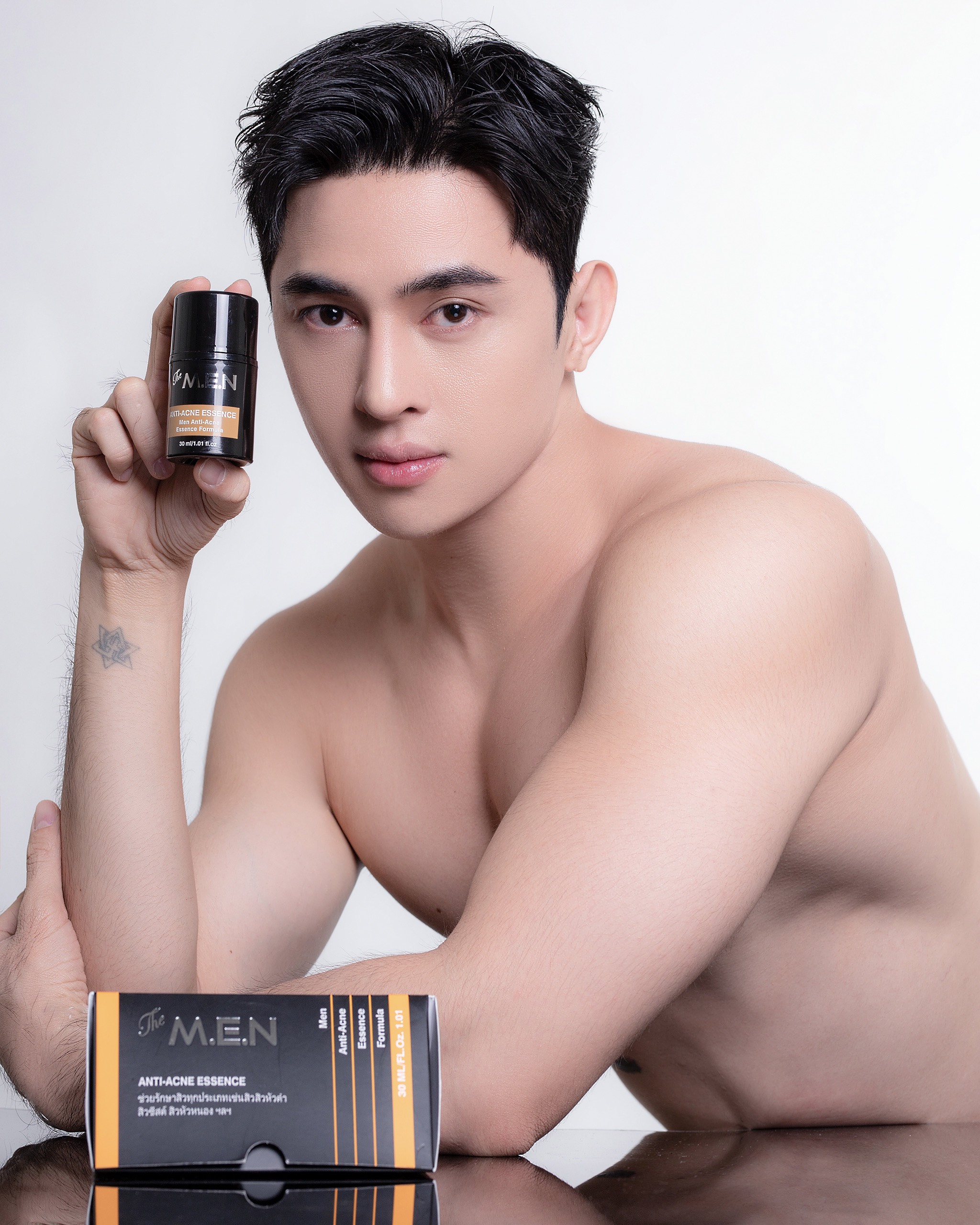 Gel Trị Mụn The M.E.N Thailand Anti-Acne Essential Formula 30ml, giảm mụn, hạn chế sẹo trên da mặt, ngừa viêm da, giảm sưng