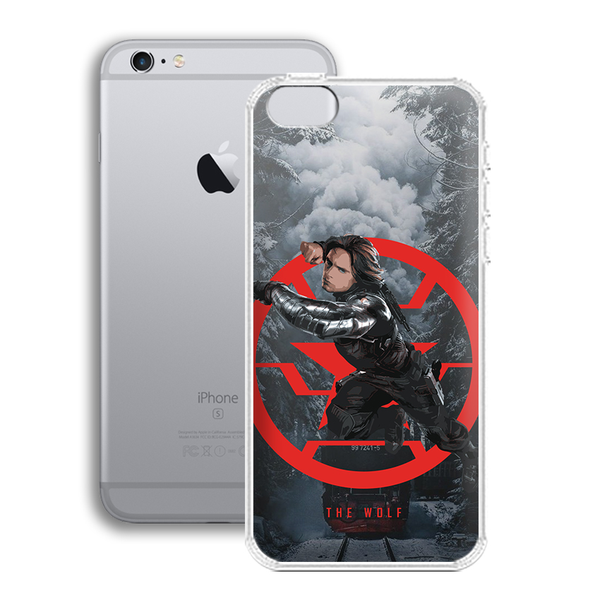 Ốp lưng Siêu Anh Hùng cho Apple Iphone 6 plus - 01012 0530 WOLF05 - Silicone dẻo - Hàng Chính Hãng