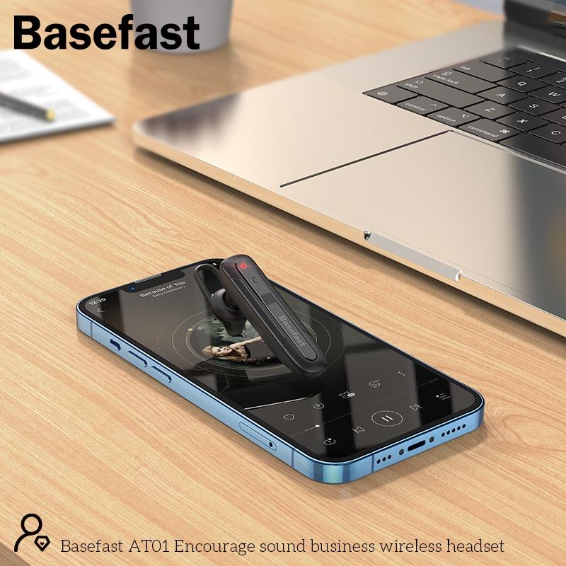 Tai Nghe Bluetooth Basefast AT01 Kèm Mic Đàm Thoại - Hàng Chính Hãng