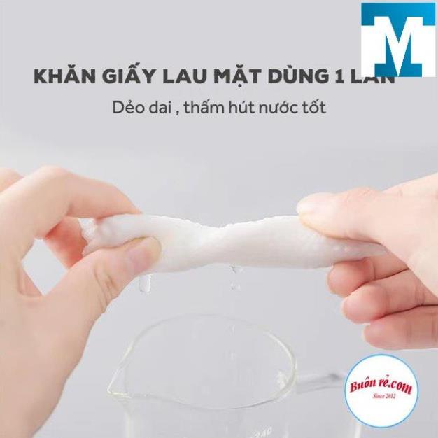 Khăn mặt khô đa năng dùng 1 lần - Cuộn tẩy trang, khăn giấy lau cotton dùng một lần tiện lợi, dễ mang theo 01478