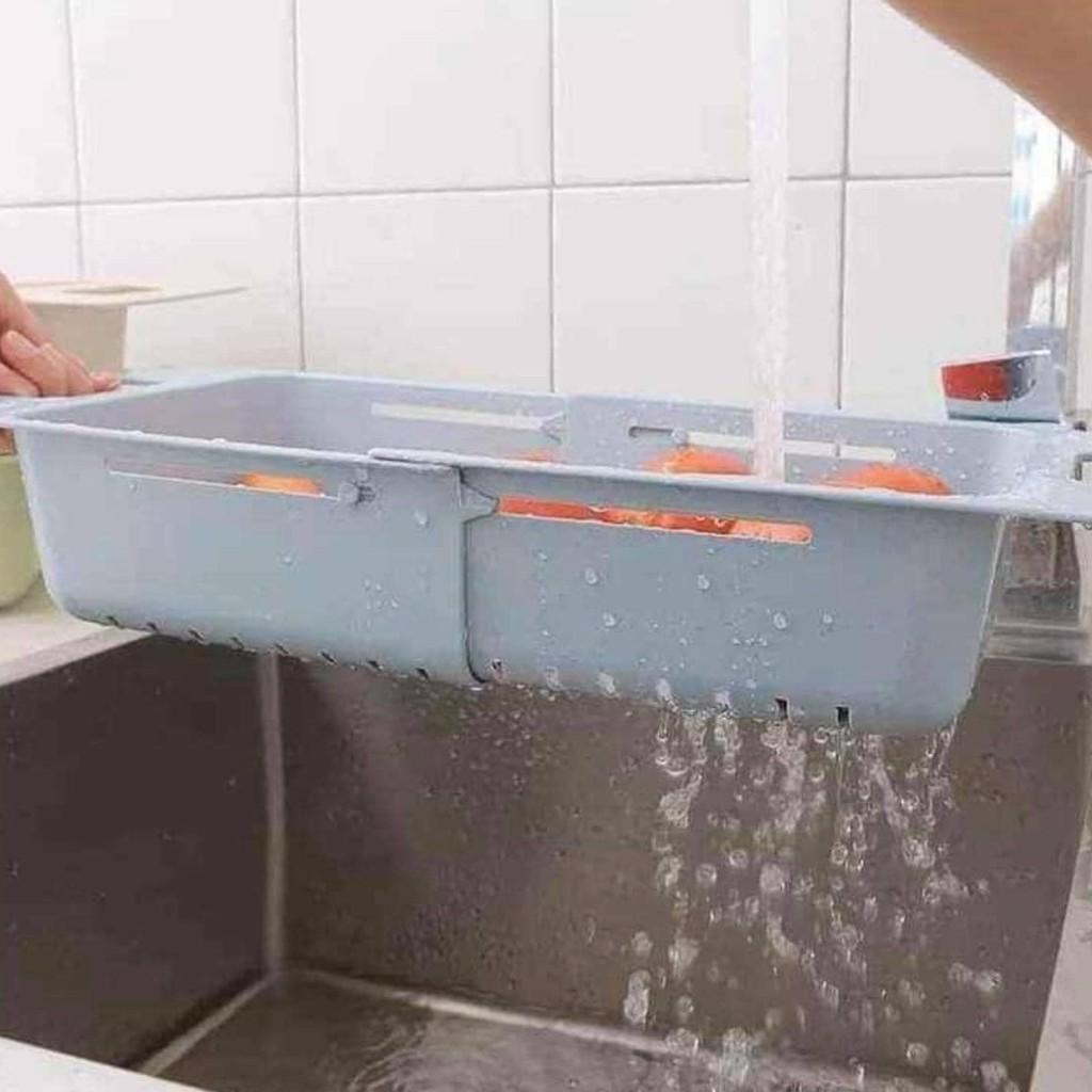 RỔ GÁC BỒN RỬA BÁT RÚT GỌN ĐA NĂNG