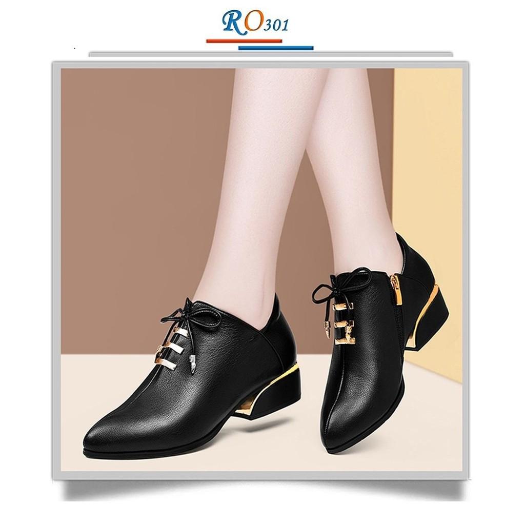 GIÀY BOOT ĐẾ THẤP RO301