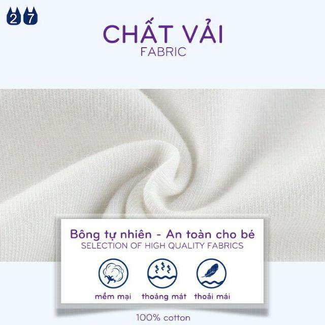 Áo cotton cộc tay bé trai Kotokids áo cho bé hàng xuất Âu Mỹ