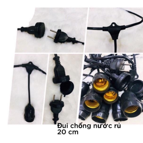 Bộ dây đui ngoài thiên nhiên tự nhiên theo kiểu sẵn bóng chống thấm nước DT DDT