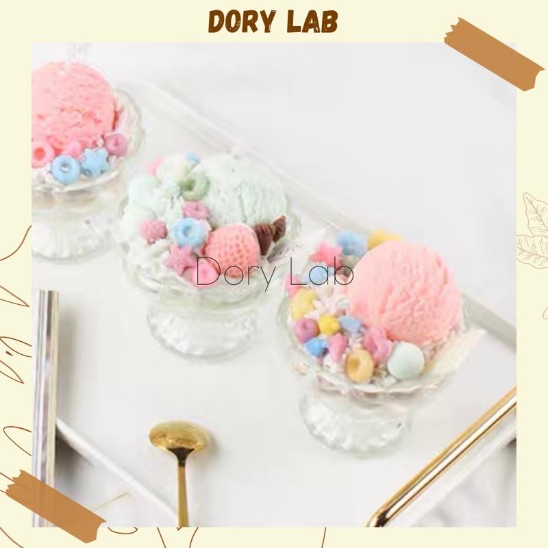 Nến Thơm Ly Kem Kẹo Ngọt Pastel Handmade, Quà Tặng Ý Nghĩa - Dory Lab