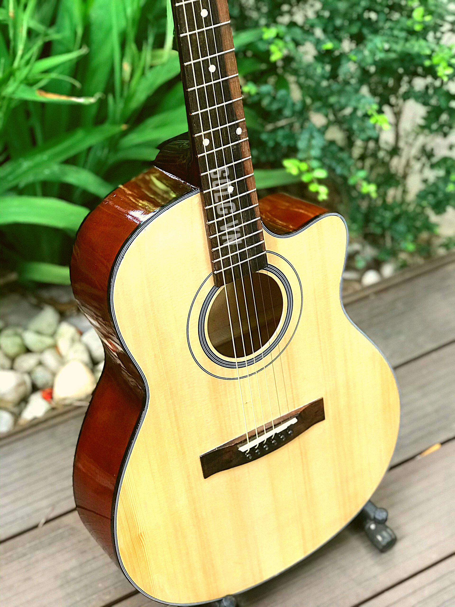 Guitar Acoustic SAG03C Dáng khuyết  - Kèm Phụ Kiện