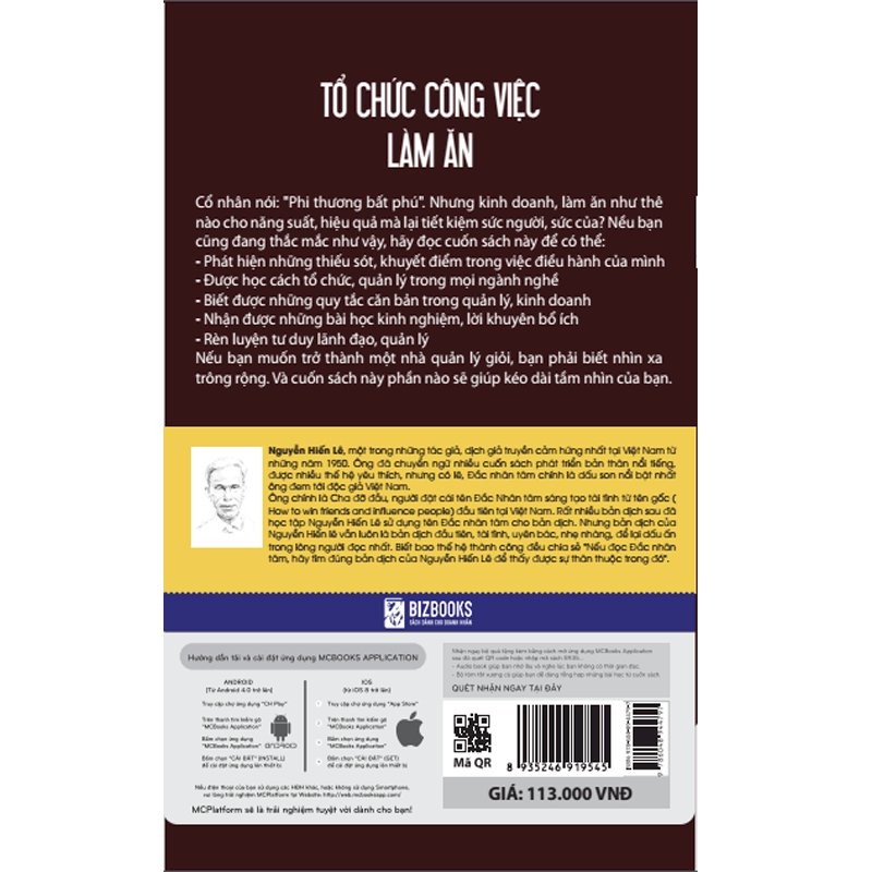 Tổ Chức Công Việc Làm Ăn - Nguyễn Hiến Lê