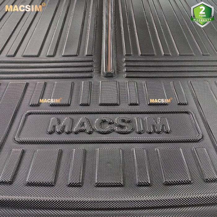 Thảm lót cốp Volkwagen Tiguan L 2018-2022 (qd) nhãn hiệu Macsin chất liệu tpv cao cấp màu đen