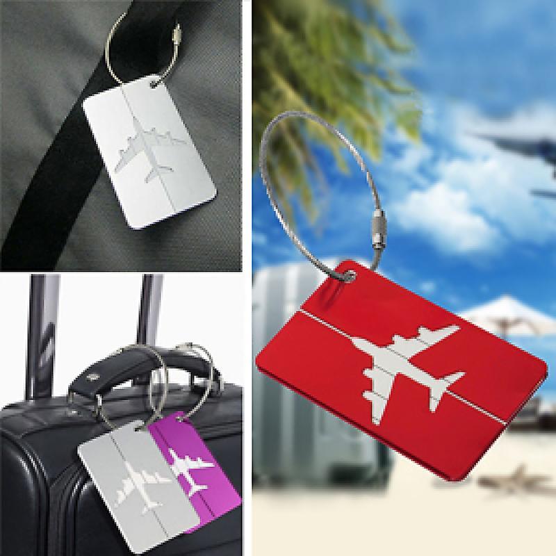 Thẻ hành lý 6 miếng Thẻ hành lý có thẻ tên Thẻ địa chỉ