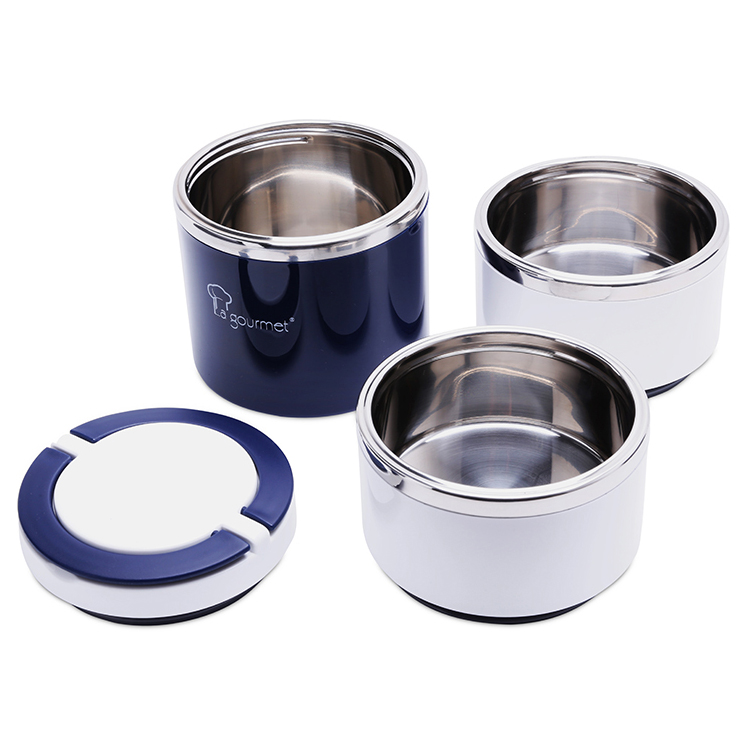 Camen Đựng Cơm La Gourmet 3 Ngăn 337788 - Xanh