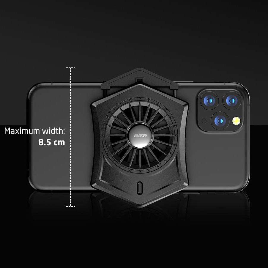 Quạt Tản Nhiệt Làm Mát Di Động Cao Cấp ESR Mobile Phone Cooling Fan cho Smartphone / iPhone / Samsung / Xiaomi / Sony / Oppo / Huawei / OnePlus - Hàng Nhập Khẩu