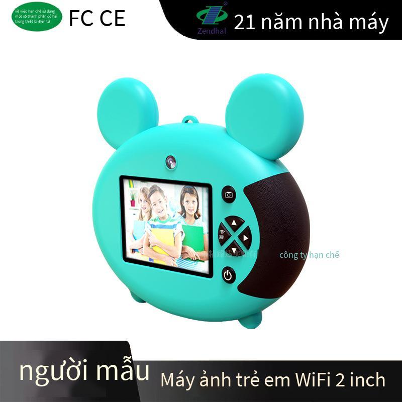 Giá thấp nhất tư nhân mô hình trẻ em phim hoạt hình dễ thương máy ảnh kỹ thuật số máy ảnh mini với câu chuyện WIFI máy dỗ giấc ngủ