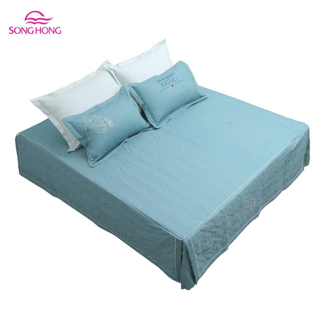 Bộ chăn ga gối cao cấp Sông Hồng urban UC21 010