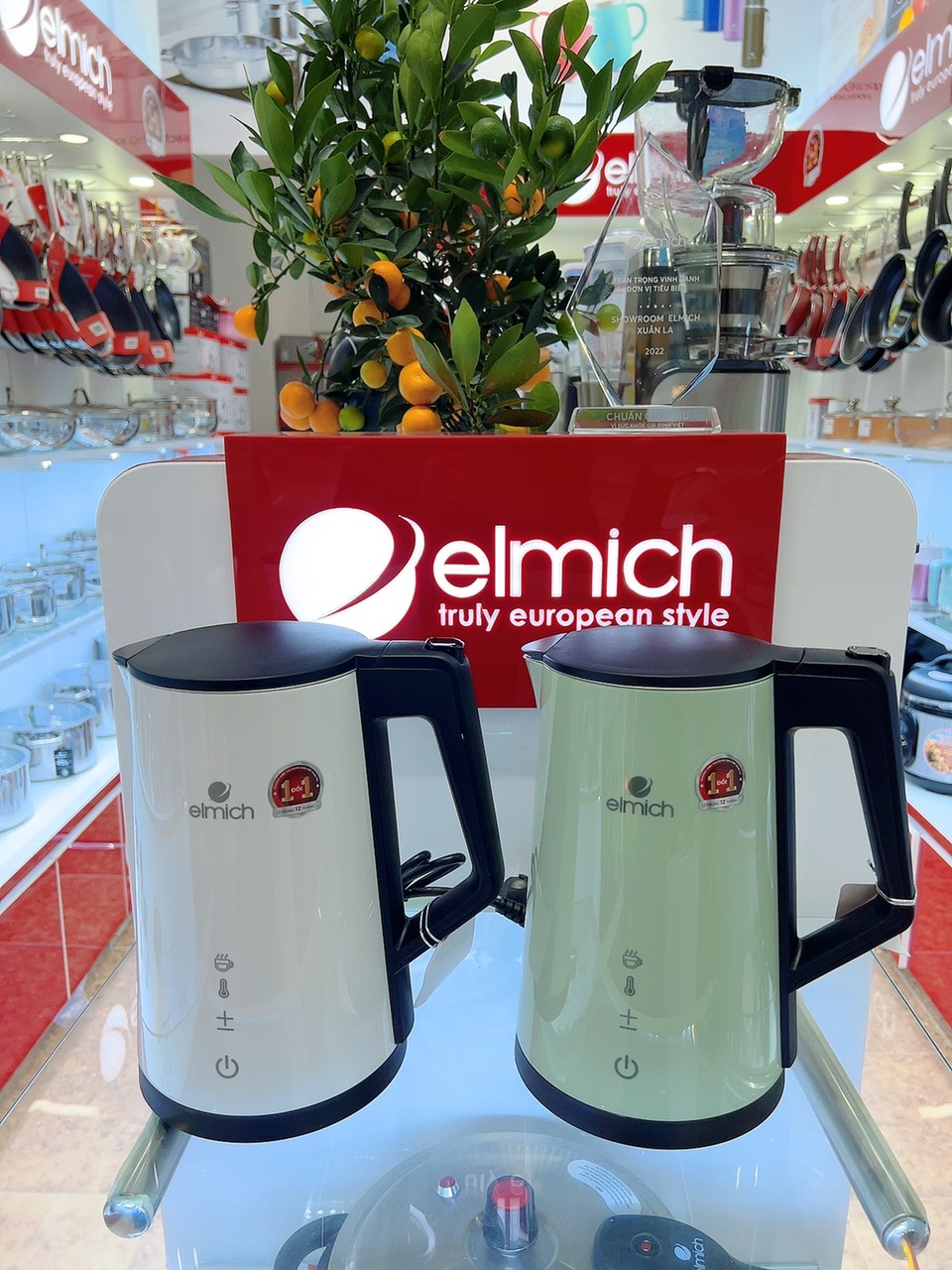 Ấm đun siêu tốc Elmich 1,7L KEE-3856G hàng chính hãng