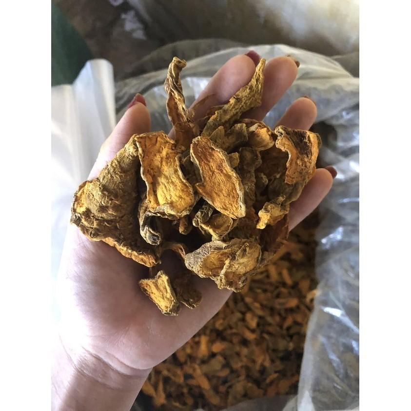 củ nghệ vàng khô thái lát 1kg