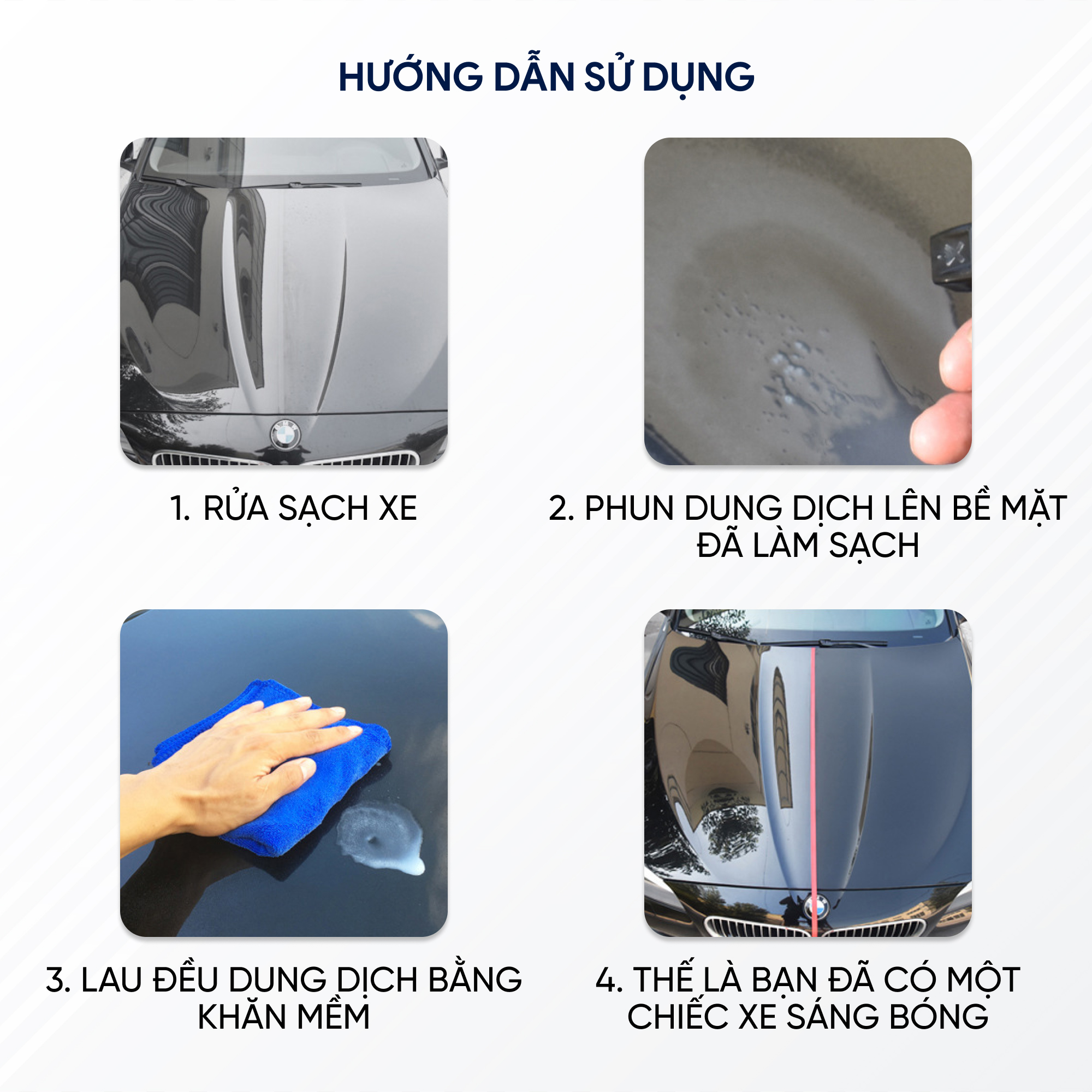 Bình Xịt Phủ Sơn Đánh Bóng Xe Hơi,  Ô Tô Xịt Phủ Nano 9H Chất Lượng Cao Dung Tích 500ml