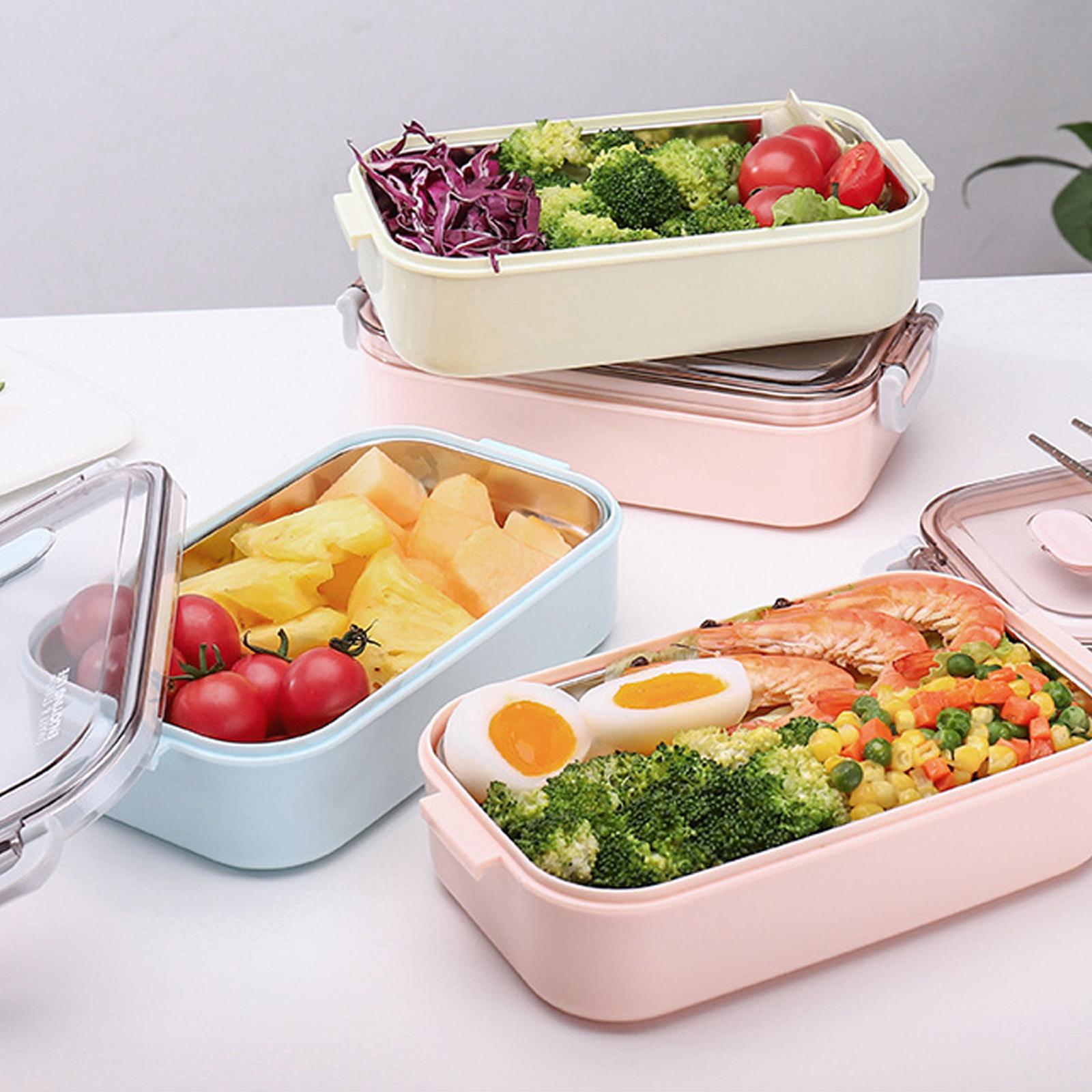 Hộp cơm Bento nhiều ngăn bằng thép không gỉ