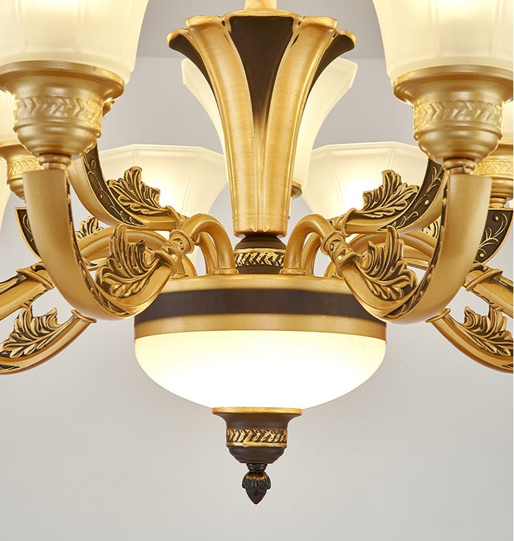 Đèn trần SET phong cách Châu Âu tăng thêm sự sang trọng cho không gian