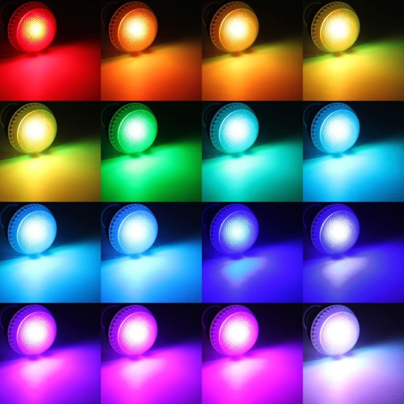 Đèn led đổi màu điều khiển từ xa 10WRGB