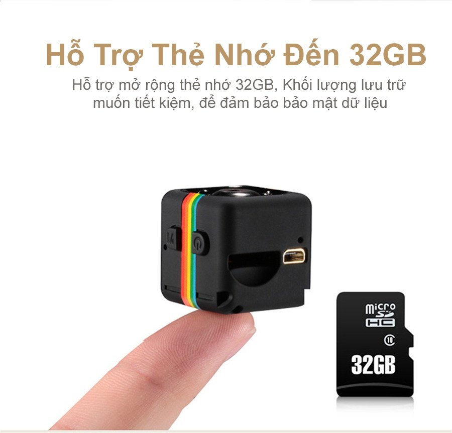 Hình ảnh Camera Hành Trình Mini DV SQ11 Full HD 1080P Hỗ Trợ Ban Đêm Cao Cấp AZONE