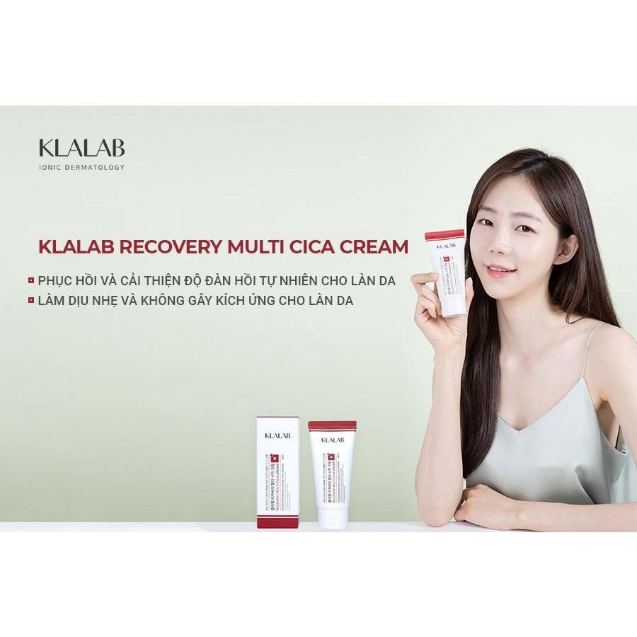 Kem phục hồi da hư tổn KLALAB Recovery Multi Cica Cream làm sạch sâu &amp; cân bằng da 80 ml