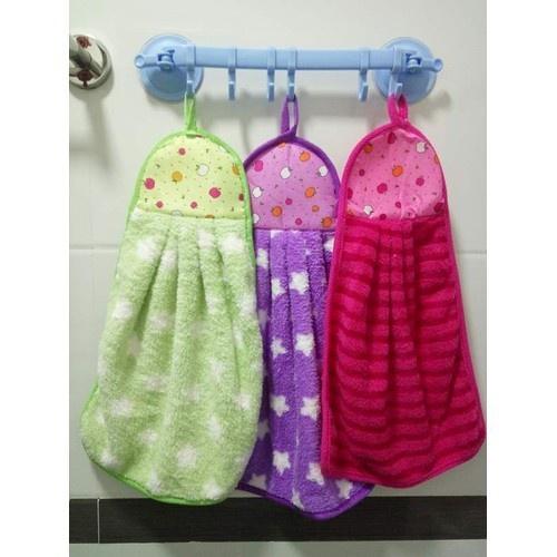 Combo 10 Khăn Lau Tay Nhà Bếp T1 Dày Dặn, tiện lợi - Siêu Thấm Size Lớn Có móc treo