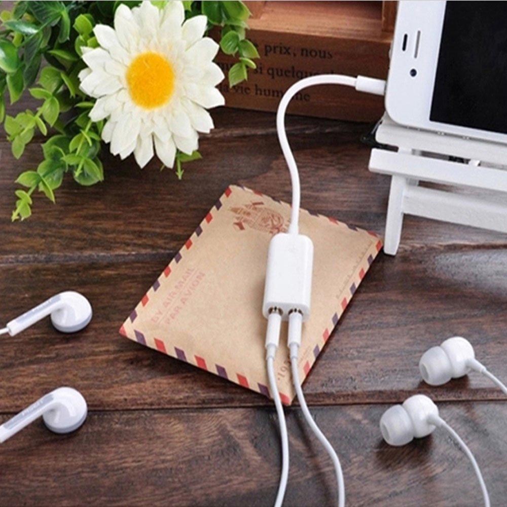 2pc 3.5mm Audio Splitter Adapter Stereo Audio Splitter Cable for Speaker and Headphone for Smartphone Tablets Laptops
