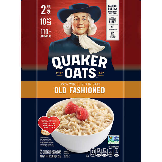 THÙNG YẾN MẠCH QUAKER OATS NGUYÊN HẠT (OLD FASHION) 4.52KG