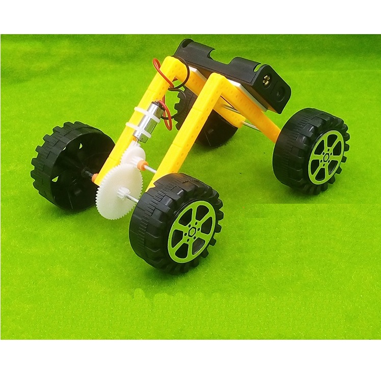 Mô hình chữ L tự ráp đơn giản chạy 2 pin AA