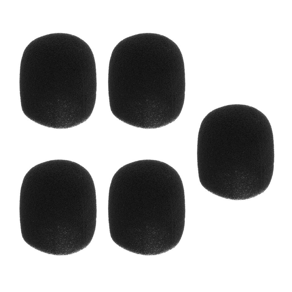2-5pack 5 Pack Handheld Stage Microphone Windscreen Foam Mic Cover for Karaoke