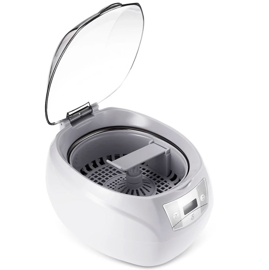 Máy rửa siêu âm mini SKYMEN 750ml / Rửa mắt kính, đồng hồ, trang sức, linh kiện /  Máy rửa bằng sóng siêu âm tẩy sạch mọi ngóc ngách nhỏ