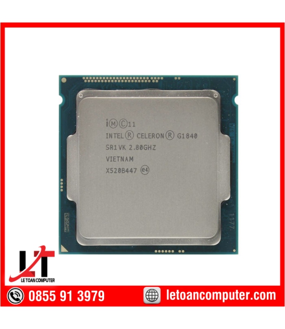 CPU Intel Celeron G1840 (2.80GHz, 2M, 2 Cores 2 Threads) - Hàng Chính Hãng