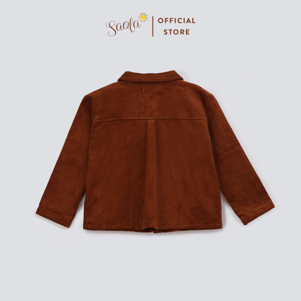 Áo Khoác Nhung Tăm Dáng Rộng Phong Cách Hàn Quốc Cho Bé - PIQUE COAT - CDC001 - SAOLA CLOTHING