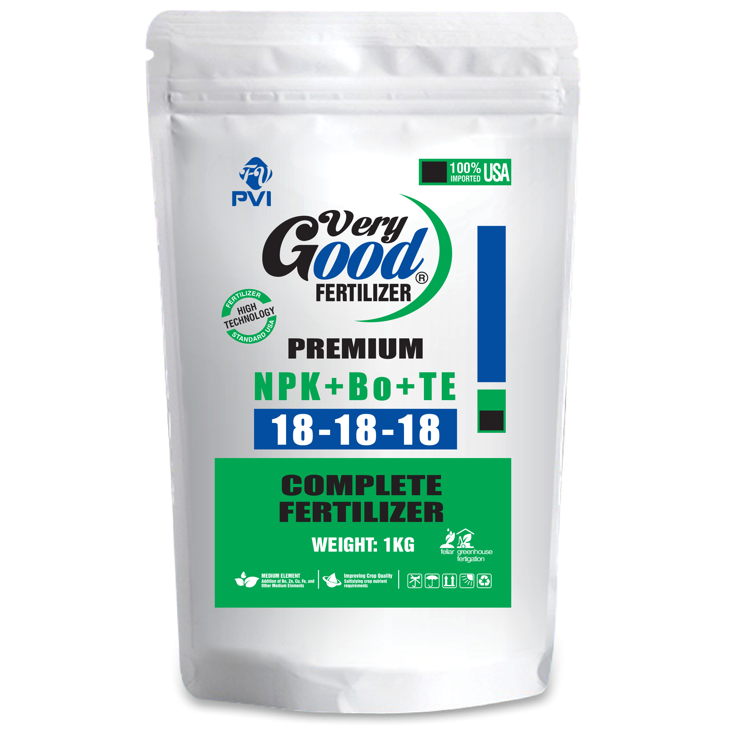 Phân bón Very Good NPK Bo+TE 18-8-18